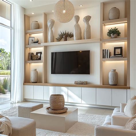 Backlit Living Room Shelf Ideas