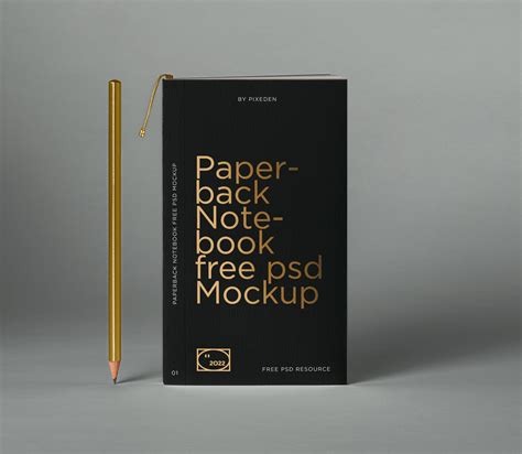 Paperback Psd Notebook Mockup | Pixeden Club
