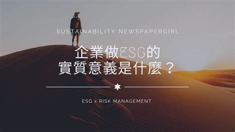 【小辭典】關於永續，企業可以怎麼做？──ESG篇 - NPOst 公益交流站