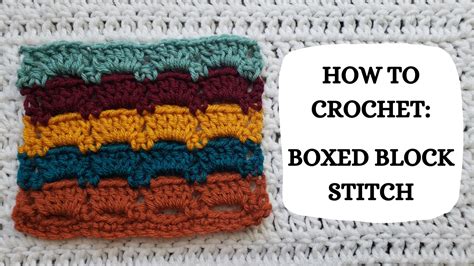 Image result for Crochet Boxed Stitch Tutorial