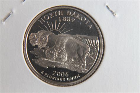 2006-S PROOF NORTH DAKOTA STATE QUARTER #8175