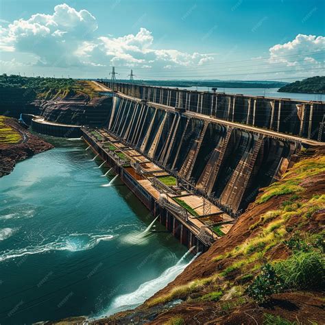 Premium Photo | Engineering Marvel Itaipu Dam Hydroelectric Power Plant ...