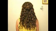 Curly Hairstyles Half Up Half by Curly Hairstyle Three Half Up Styles Curly Hairstyles Half Up Half