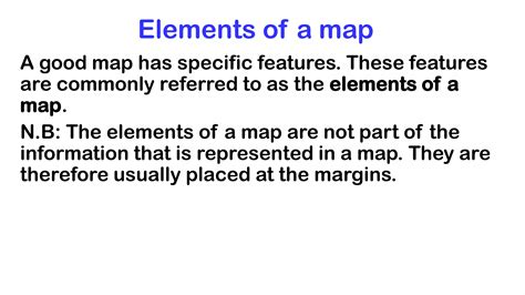 Elements Of A Map