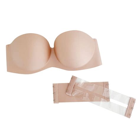 SCSAlgin Bandeau Bra for Womens with Transparent Back Strap Ladies Sexy ...
