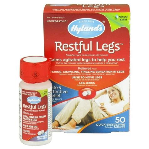 Hyland's Naturals Restful Legs Tablets 50 Ct | Restless Legs Syndrome ...
