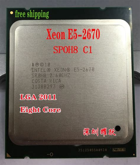 Refurbished Intel Xeon E5-2670 2.6GHz 8 GT/s LGA 2011/Socket R Server ...
