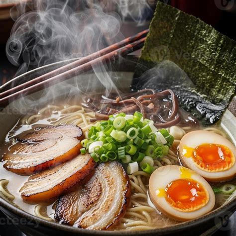 Traditional Japanese Cuisine Ramen in Ceramic Bowl 75033366 Stock Photo ...