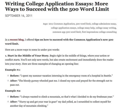Image result for Sample Common App Activities Section Example