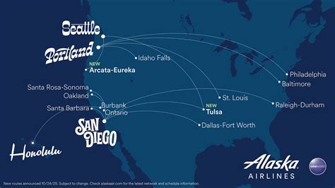 Alaska Airlines Unveils 13 New West Coast Routes
