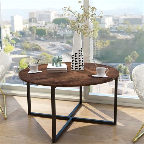 Modern Rustic Round Dining Table