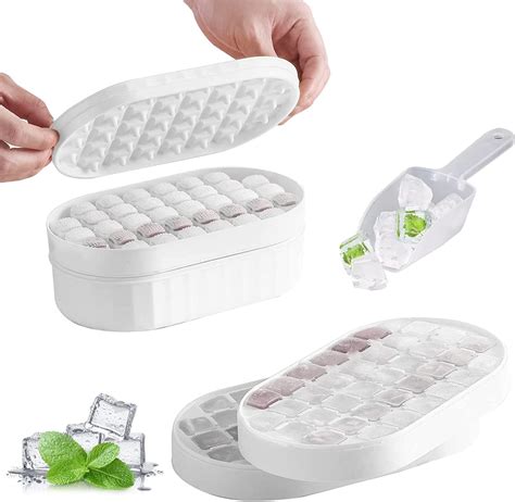 Buy Firelex Ice Cube Tray Silicone & Plastic Ice Cube Trays For Freezer ...