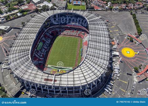 Aerial View of Mexico City Soccer Aztec Stadium Editorial Image - Image ...