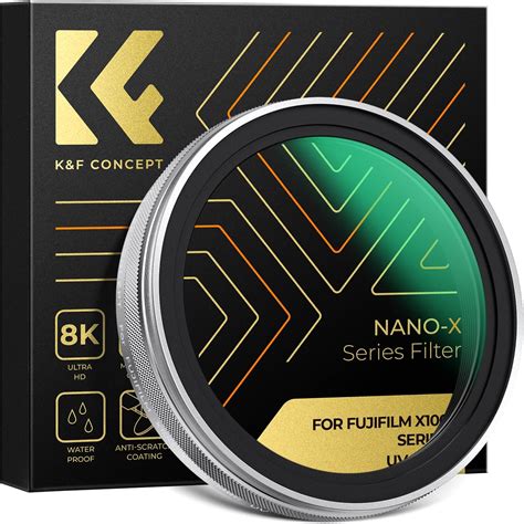Amazon | K&F CONCEPT レンズ保護フィルター MCUVフィルター 富士フイルム Fujifilm X100/X100F/X100S/X100T/X100V/X100VI用 ...