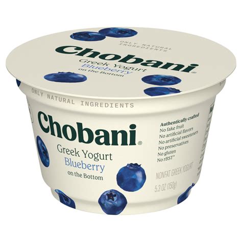 Chobani Greek Yogurt Blueberry Nutrition Facts | Besto Blog