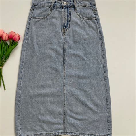Long Denim Skirt-Waist 28 – Outdated