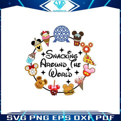 Snacking Around The World Disney Vacation PNG