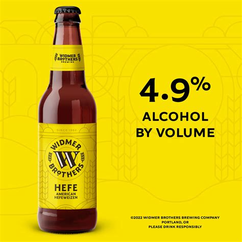 Widmer Brothers Hefe, American Hefeweizen Style Craft Beer, 12 Pack 12 ...