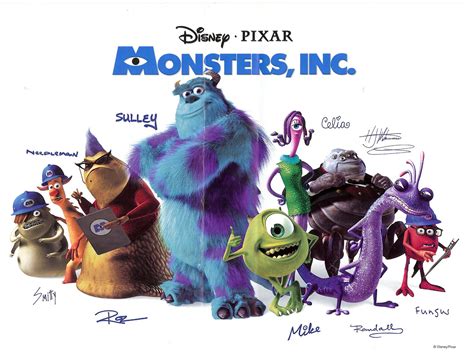 Pixar Y Monsters Inc