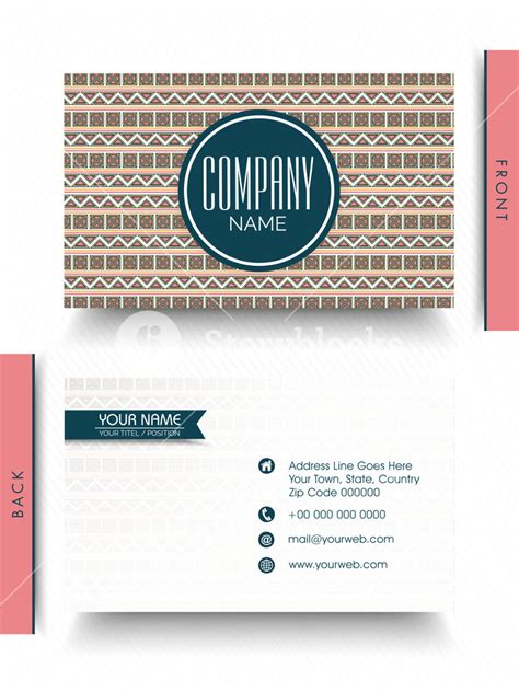 Business Card Back Design 的图像结果