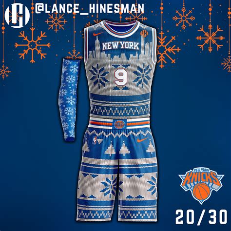 NBA Christmas Sweater Jersey Concepts on Behance