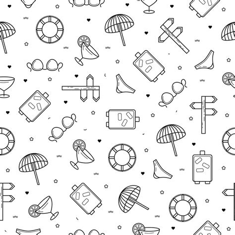Jednolity wzór streszczenie Doodle elementy ręcznie rysowane kolekcja ...