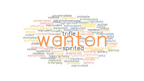 WANTON: Synonyms and Related Words. What is Another Word for WANTON ...