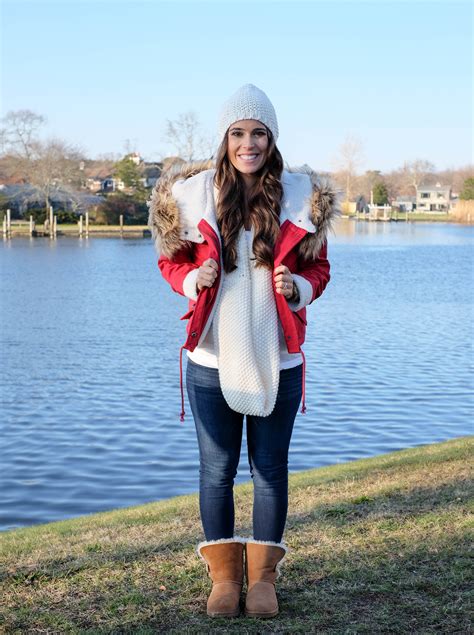 Red Faux Fur Jacket | MrsCasual