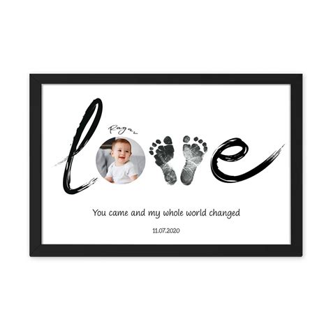Little Steps, Big Memories – Custom Baby Footprint & Photo Frame – Ritwikas