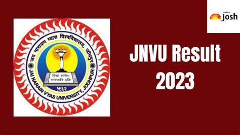 JNVU Result 2023 Released: Download BA 1st Year Result on jnvuiums.in
