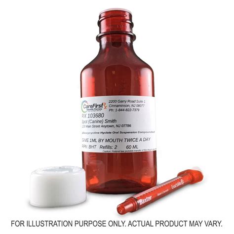 Doxycycline Hyclate Suspension Compounded