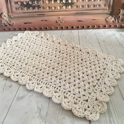Image result for Crochet Rectangle Doily Pattern