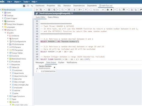 SQL Math Functions 的图像结果