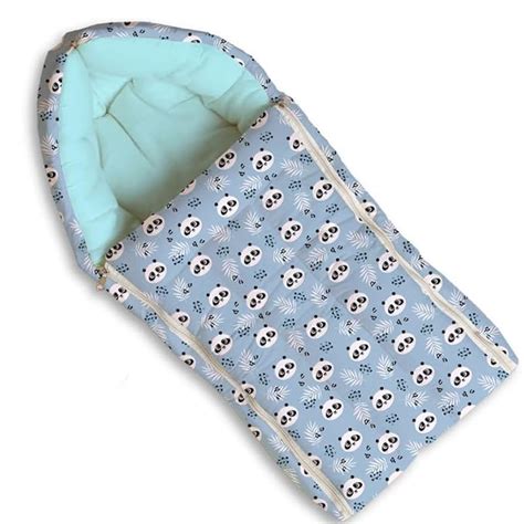 Peach Cuddle Warm Sleeping Bag (Pack of 1, 0M-6M, Panda) Cute Bedding ...