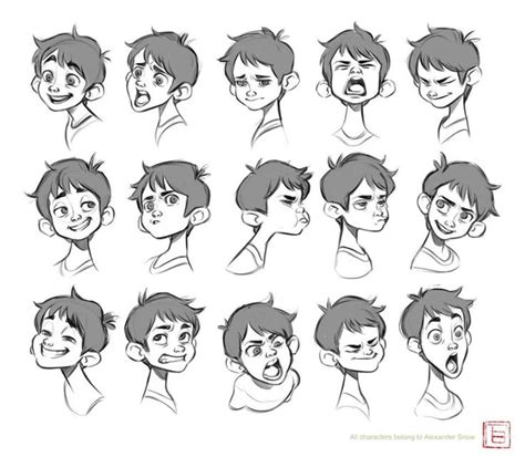 Kết quả hình ảnh cho draw face expressions Draw Character, Character ...