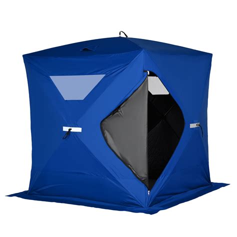 EASTERN FLOORING CENTER, INC. Ice Fishing Shelter, Pop-Up Portable Ice ...