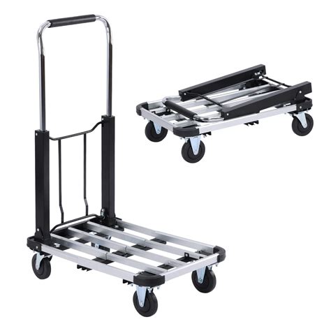Buy Upgraded Foldable Dolly Hand Truck Utility Cart Wagon - Collapsible ...