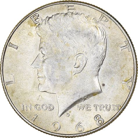 Coin, United States, Kennedy, Half Dollar, 1968, Denver, , Silver