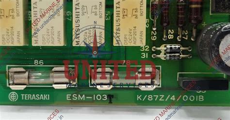 TERASAKI ESM-103 T STARTER MODULE PCB CARD K/87Z/4/001B | United Marine ...