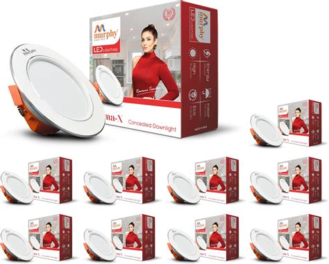 D'Mak 8 Watt Round Conceal Ceiling Light | Cool White Panel Light ...