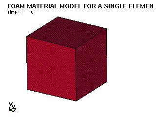 LSDYNA Foam — Welcome to LS-DYNA Examples