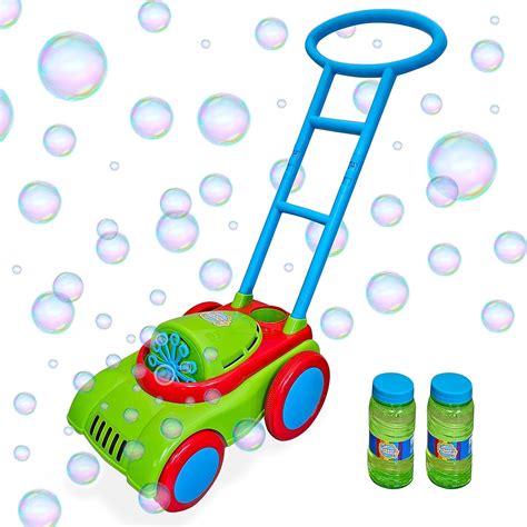 Bubble Mania Bubble Lawn Mower Toy - Friction Powered, No Batteries ...