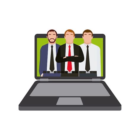 Computer with Business Icon On Screen 的图像结果