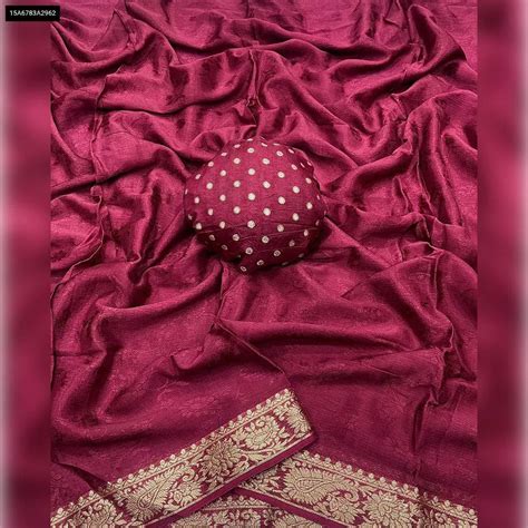 Chinon Chiffon Zari Weaving Saree for Women | TRENDBUY – TREND BUY