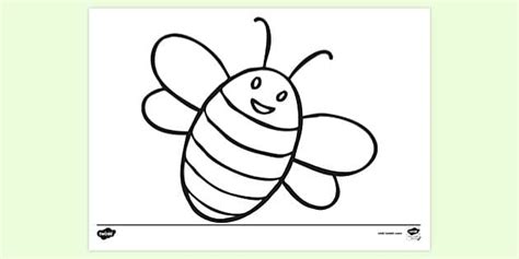 Bumble Bee Template | FREE | Download and Print | Twinkl