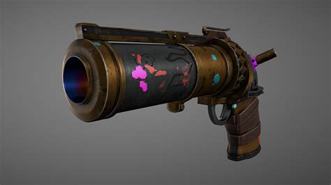 Jinx Pistol Arcane - 3D model by Gareth_Reid [e30ad6a] - Sketchfab