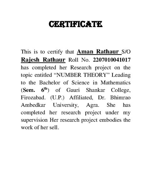 Aman - Bsc. Agriculture - 2207010041017 has completed her Research ...