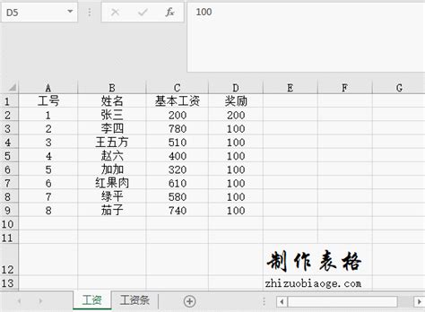 2021年饭店人员工资表制作（带自动计算公式）-Excel表格-工图网