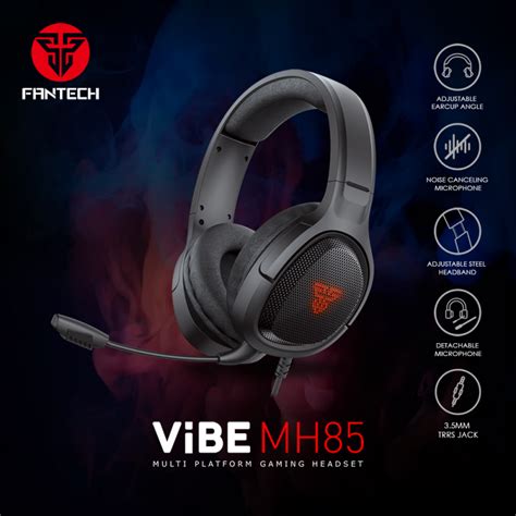 Slusalice Gaming Fantech MH85 Vibe crne - Mob-Shop