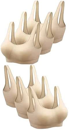 Buy Mysha Women's Cotton & Spandex Non Padded Non-Wired Sports Bra ...